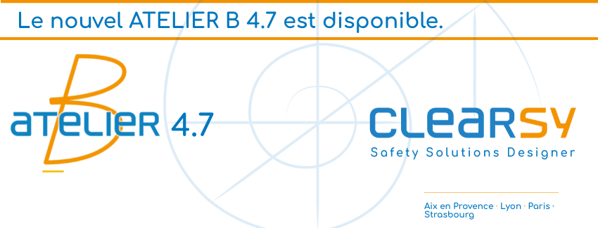 Le nouvel Atelier B 4.7 est disponible.